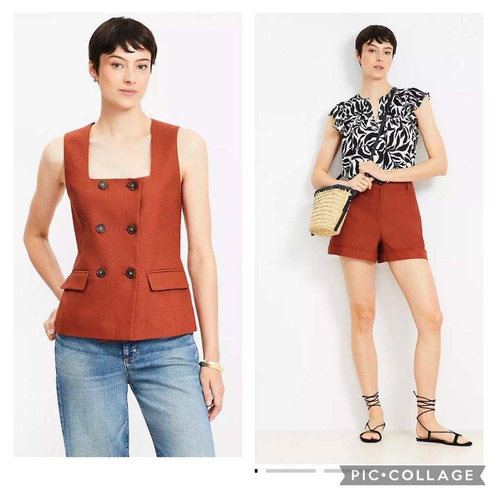 NWT Loft Vest Set
